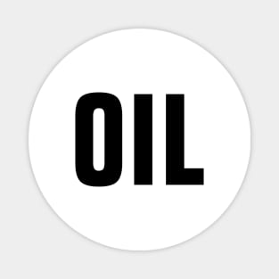 Oil Word - Simple Bold Text Magnet